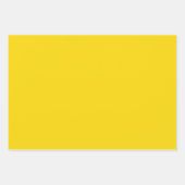 黄色の緑と青 ラッピングペーパーシート (正面)