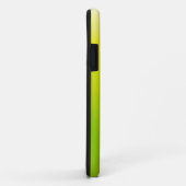 黄色の緑のぼやけ抽象芸術 Case-Mate iPhoneケース (裏面/右)