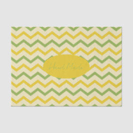 黄色の緑のオレンジ色のクラフトハンドメイドまたは感謝 薄葉紙