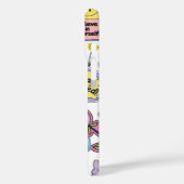 黄色の緑のピンクの例示明るい平和 Case-Mate iPhoneケース (裏面 / 左)