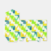 黄色の緑の抽象芸術 フェイバーボックス (折り畳みなし)