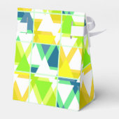 黄色の緑の抽象芸術 フェイバーボックス (裏面サイド)
