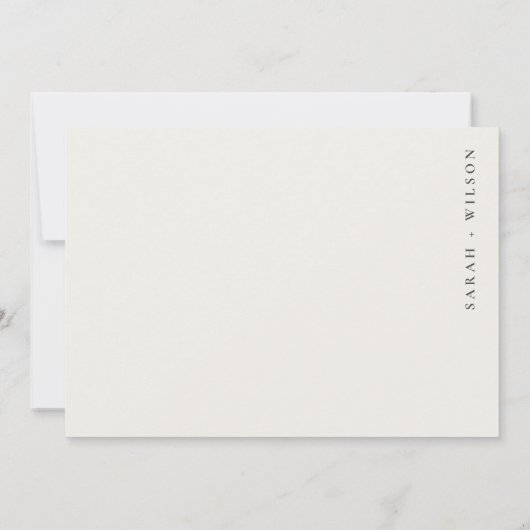 黄色の緑の水の色の国の側ヒルズ結婚ズ サンキューカード (裏面)