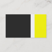 黄色の縁ど名刺 名刺 (裏面)