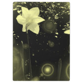 黄色の繊細な花が二つ クリップボード (裏面)