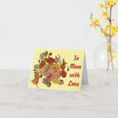 黄色の美しいポピー水彩画 カード (黄色い花)