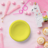 黄色の背景でデザインを強化 ペーパーボウル (パーティー)