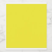 黄色の背景でデザインを強化 ワインラベル (シングルラベル)