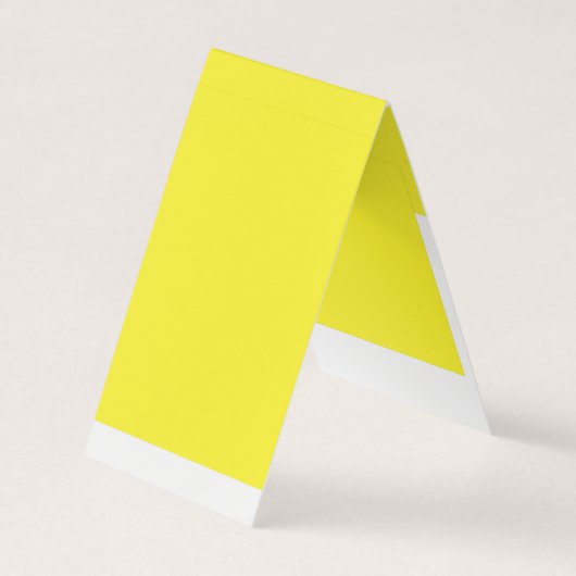 黄色の背景でデザインを強化 名刺 (正面)