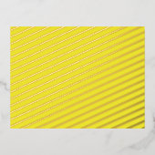 黄色の背景でデザインを強化 箔シーズンポストカード (正面)