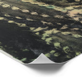 黄色の背景に緑のサボテン ポスター (角)