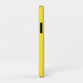 黄色の背景のマルハナバチ Case-Mate iPhoneケース (裏面/右)