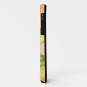 黄色の背景の黄色いアヤメの花。 Case-Mate iPhoneケース (裏面/左)