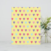 黄色の背景(ハート) (スタンド正面)