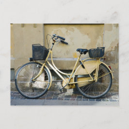 黄色の自転車、コペンハーゲン、デンマーク ポストカード