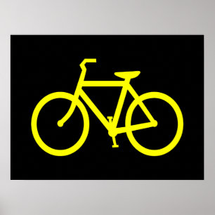 黄色の自転車 ポスター