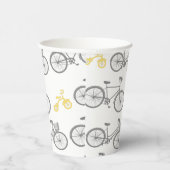黄色の自転車 紙コップ (右)