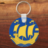 黄色の船キーチェーン キーホルダー (正面)