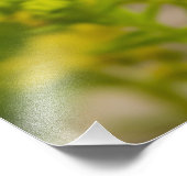 黄色の花とハニービーマレー2016 フォトプリント            (角)