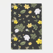 黄色の花と白いバラ2 ポストイット (正面)
