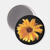 黄色の花と露 マグネット (正面/裏面)