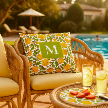 黄色の花のパターン – モノグラパーソナライズされたム