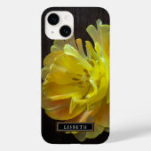 黄色の花のフローラiPhoneケース Case-Mate iPhoneケース (裏面)