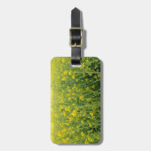 黄色の花のラゲッジタグ ラゲッジタグ (正面縦)