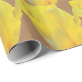 黄色の花のラプソディ ラッピングペーパー (ロールコーナー)