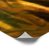 黄色の花の写真価値ポスター紙 ポスター (角)