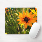 黄色の花の写真 マウスパッド (マウス)