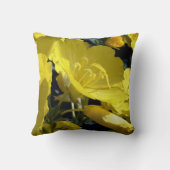 黄色の花の写真、夏期サマークッション クッション (裏面)