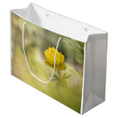 黄色の花の自然写真 ラージペーパーバッグ (正面アングル)