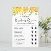 黄色の花は彼は彼女はシャワーのゲームを言った (スタンド正面)