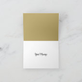 黄色の花びら 空白の ノートカード (内部)