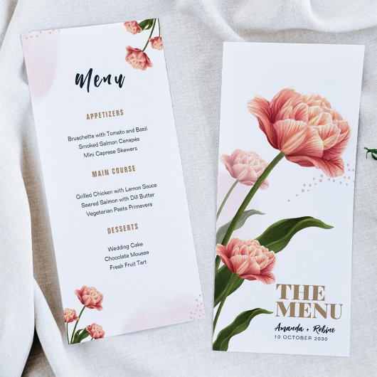 黄色の花オーガニックのメ結婚ニュー メニュー