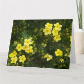 黄色の花カード カード (正面)