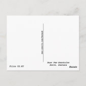 黄色の花クマ前輪 ポストカード (裏面)