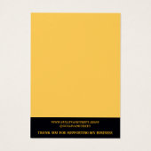 黄色の花スクリプトネックレスジュエリー表示 (裏面)