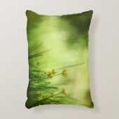 黄色の花バターカップ自然写真 アクセントクッション (正面(垂直))