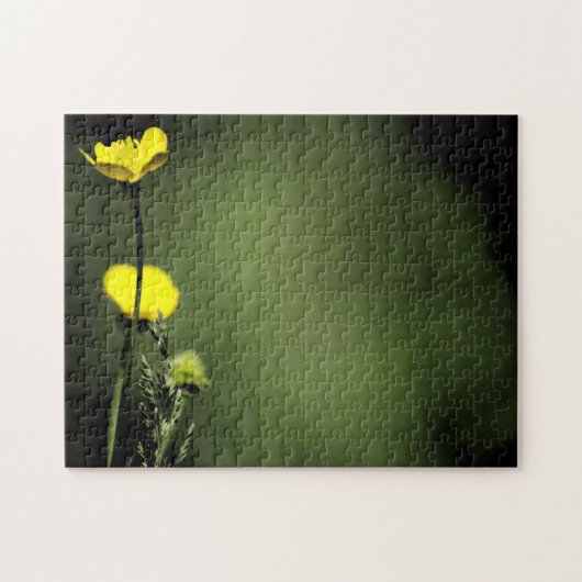 黄色の花パズル ジグソーパズル (横)