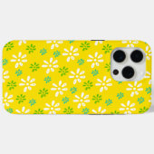 黄色の花パターンiPhone 15 Pro Maxケース Case-Mate iPhoneケース (裏面 (横))