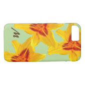 黄色の花モノグラムアートiPhone / iPadケース Case-Mate iPhoneケース (裏面(横))