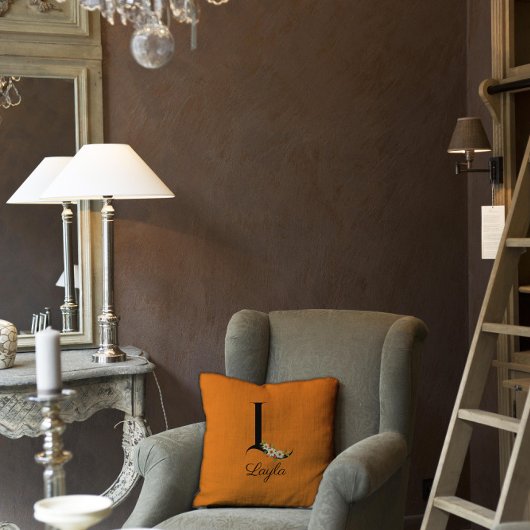 黄色の花ヴィンテージ装飾用クッション クッション