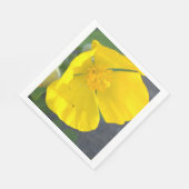 黄色の花写真ナプキン スタンダードランチョンナプキン (角)