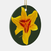 黄色の花写真 セラミックオーナメント (右)