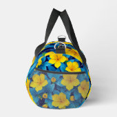 黄色の花地中海の- ダッフルバッグ (右)