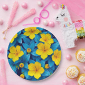 黄色の花地中海の- ペーパープレート (パーティー)