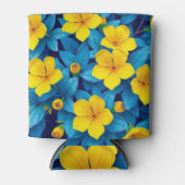 黄色の花地中海の- 缶クーラー (正面)