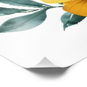 黄色の花枝 フォトプリント            (角)